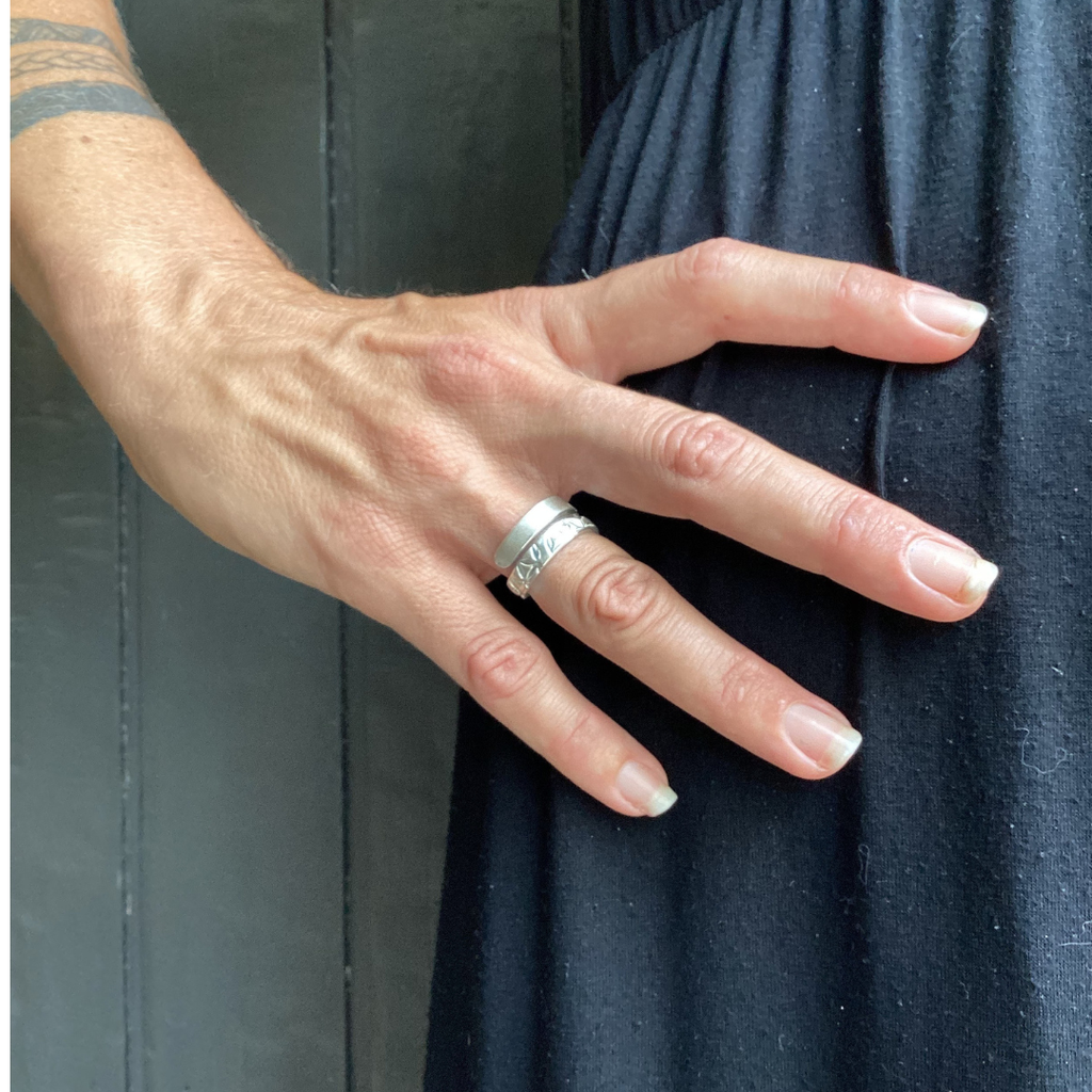 Anillo de Plata Ho'oponopono