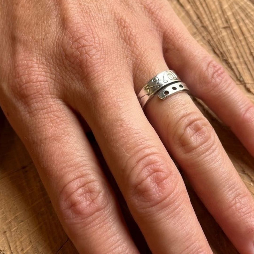 Anillo de Plata Unalome