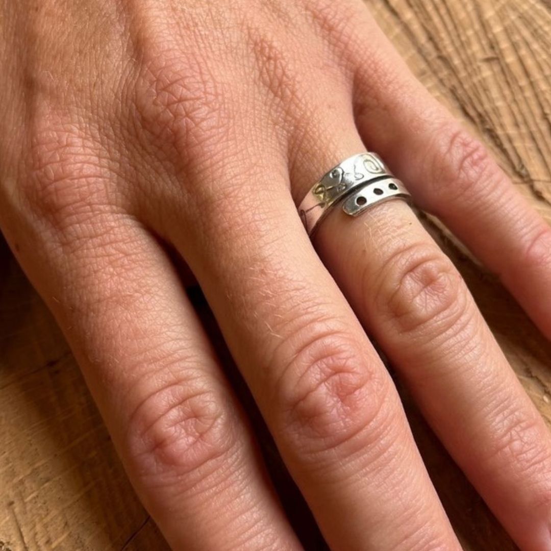 Anillo de Plata Unalome