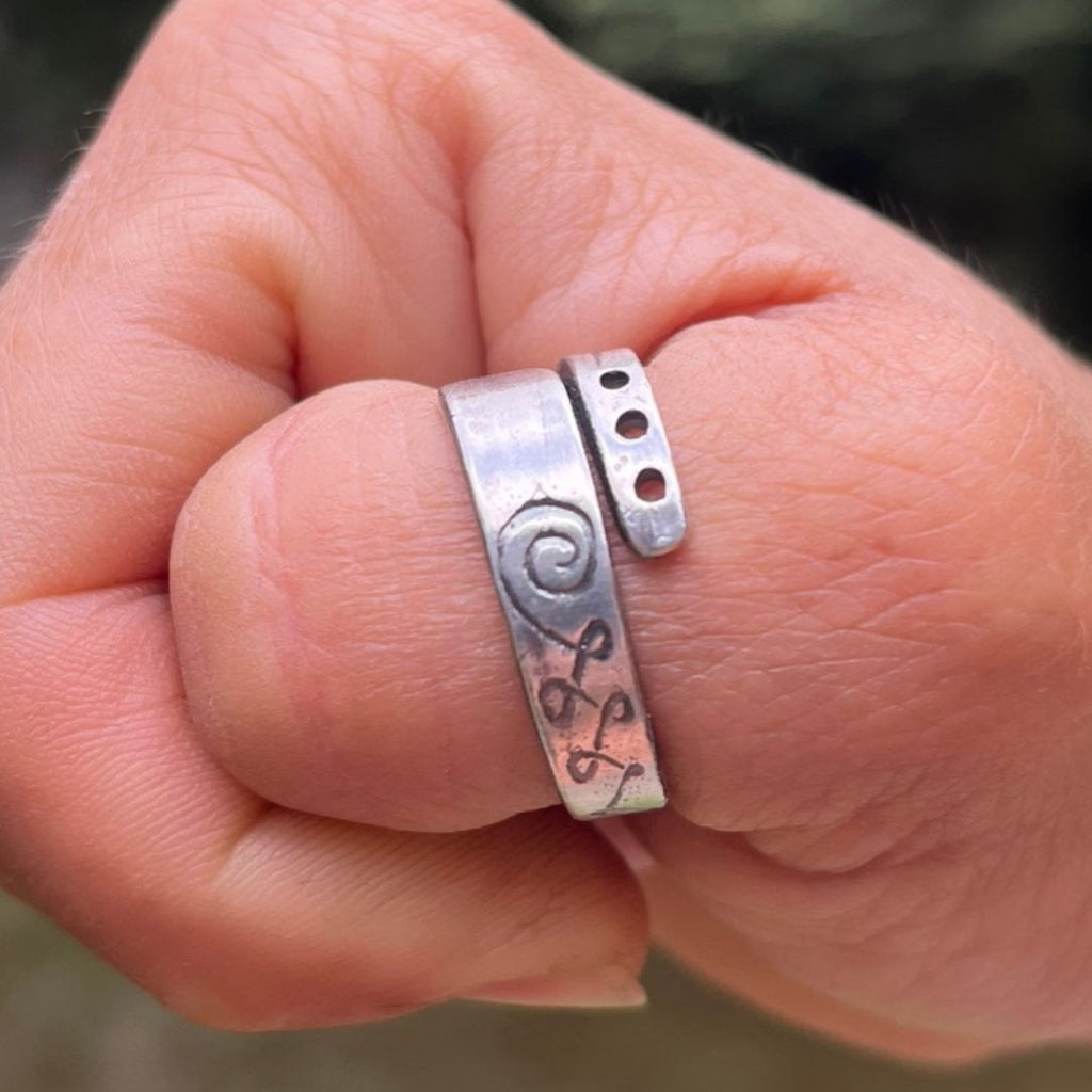 Anillo de Plata Unalome