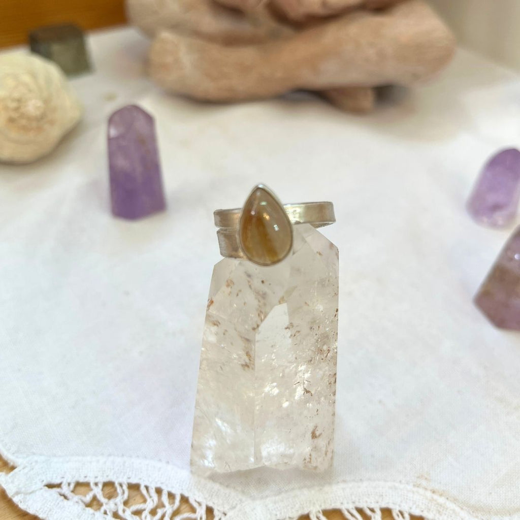 Anillo Durga · Cuarzo Rutilado