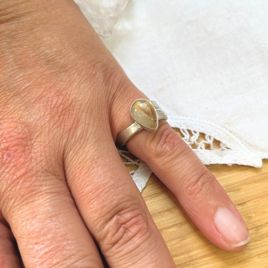 Anillo Durga · Cuarzo Rutilado