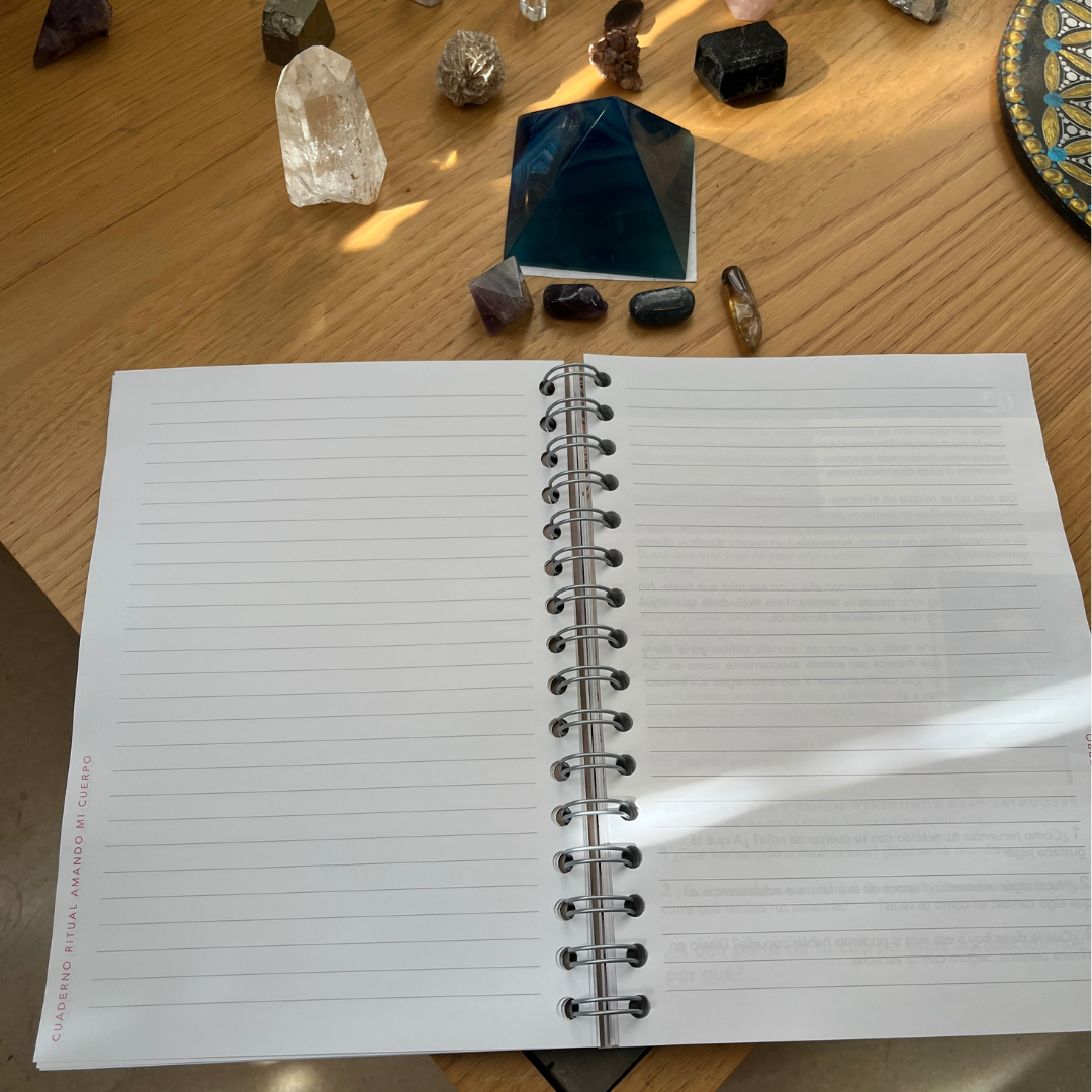 Cuaderno ritual AMANDO MI CUERPO