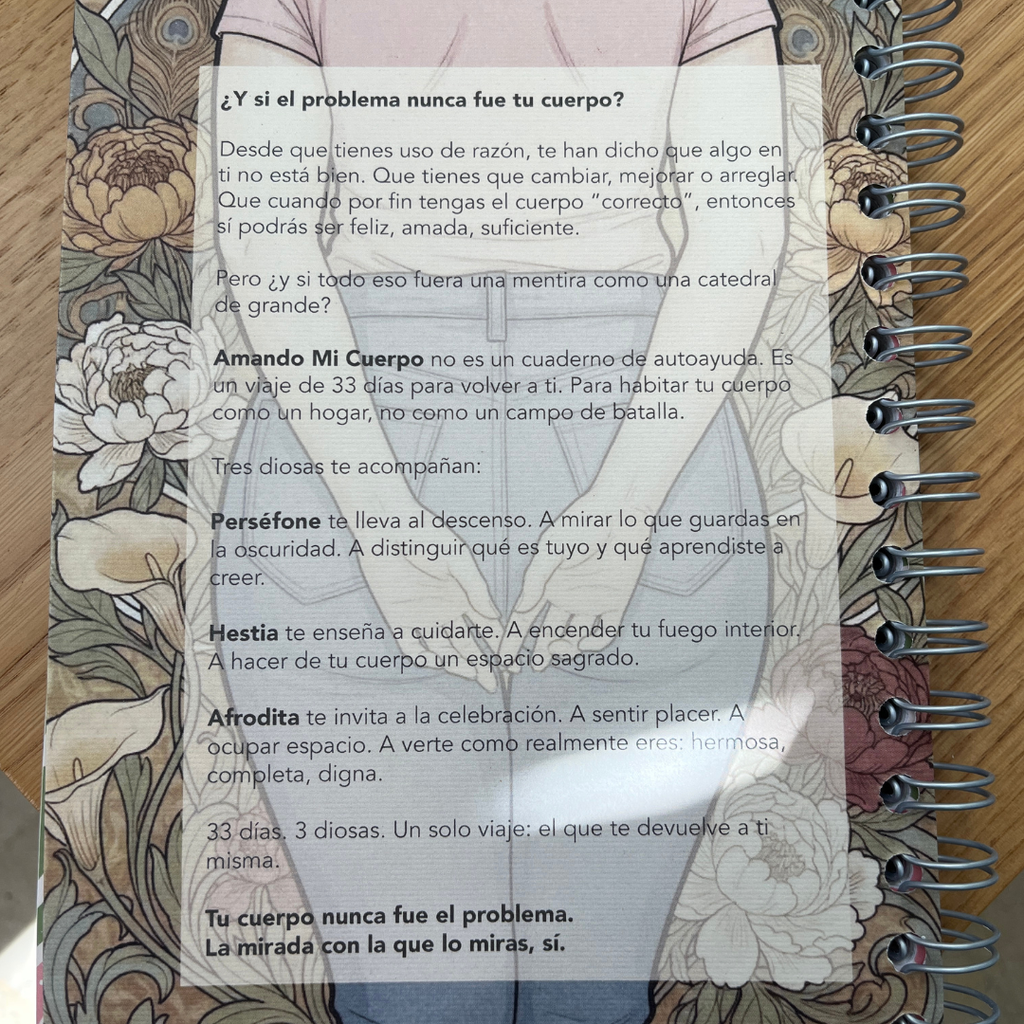 Cuaderno ritual AMANDO MI CUERPO