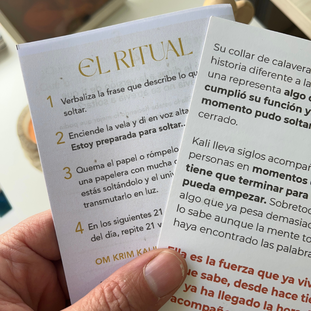 Ritual con Kali para SOLTAR